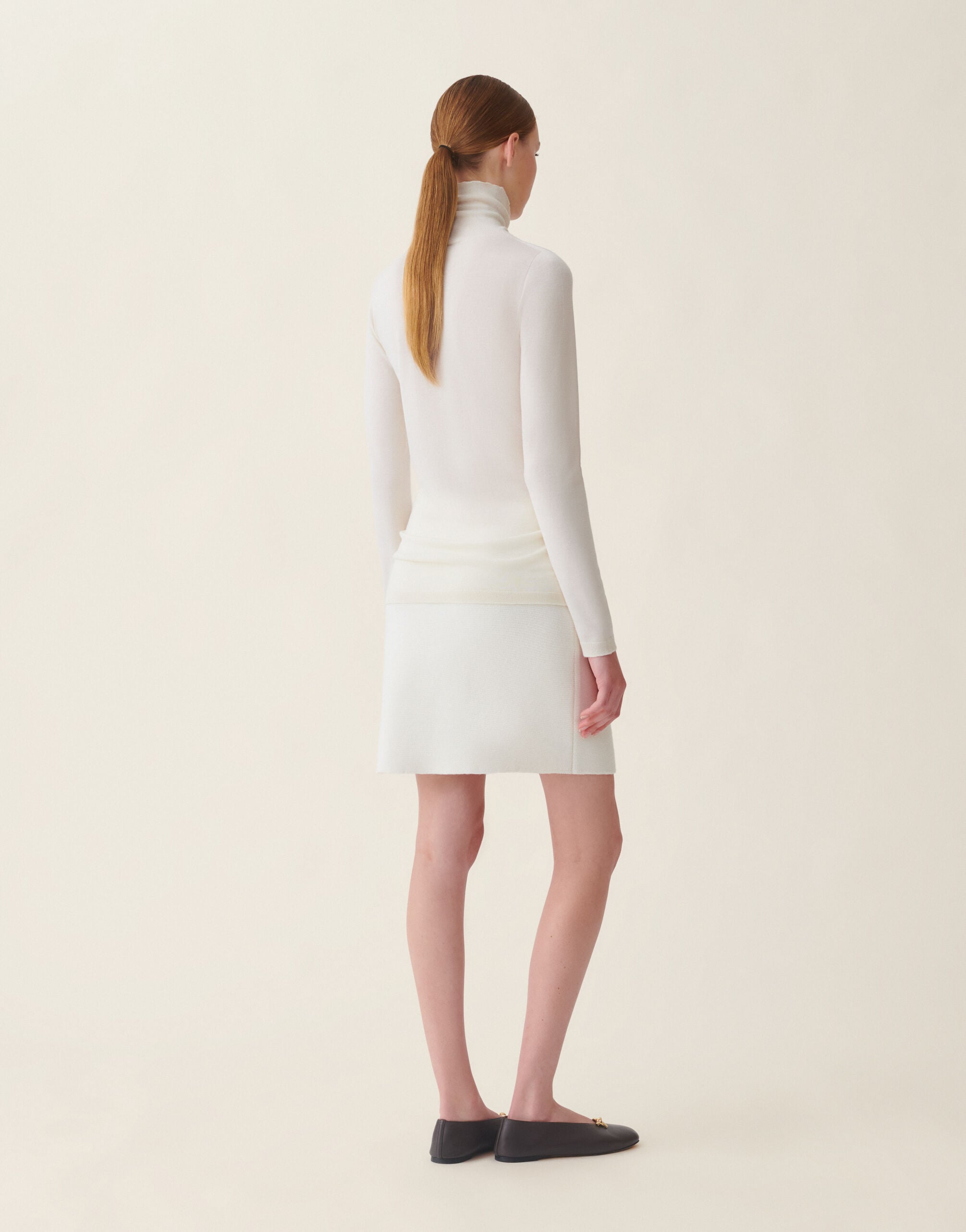 Maglia dolcevita in cashmere e seta, rafia Fabiana Filippi Maglia dolcevita in cashmere e seta, rafia Rafia MAD216F103N9070000