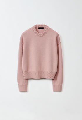 Fabiana Filippi Merino wool sweater, medium pink GREY MAD224F015SK160000