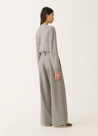 Fabiana Filippi Spoleto techno tailoring trousers, rock grey GREY PAD215F307L5300000
