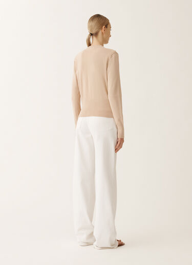 Fabiana Filippi Cotton cardigan, sand SAND MAD275F543L3350000