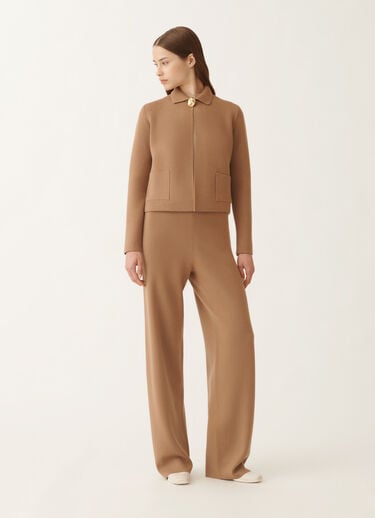 Fabiana Filippi Veste en laine mérinos, osier BRUN GCD215F194D4620000