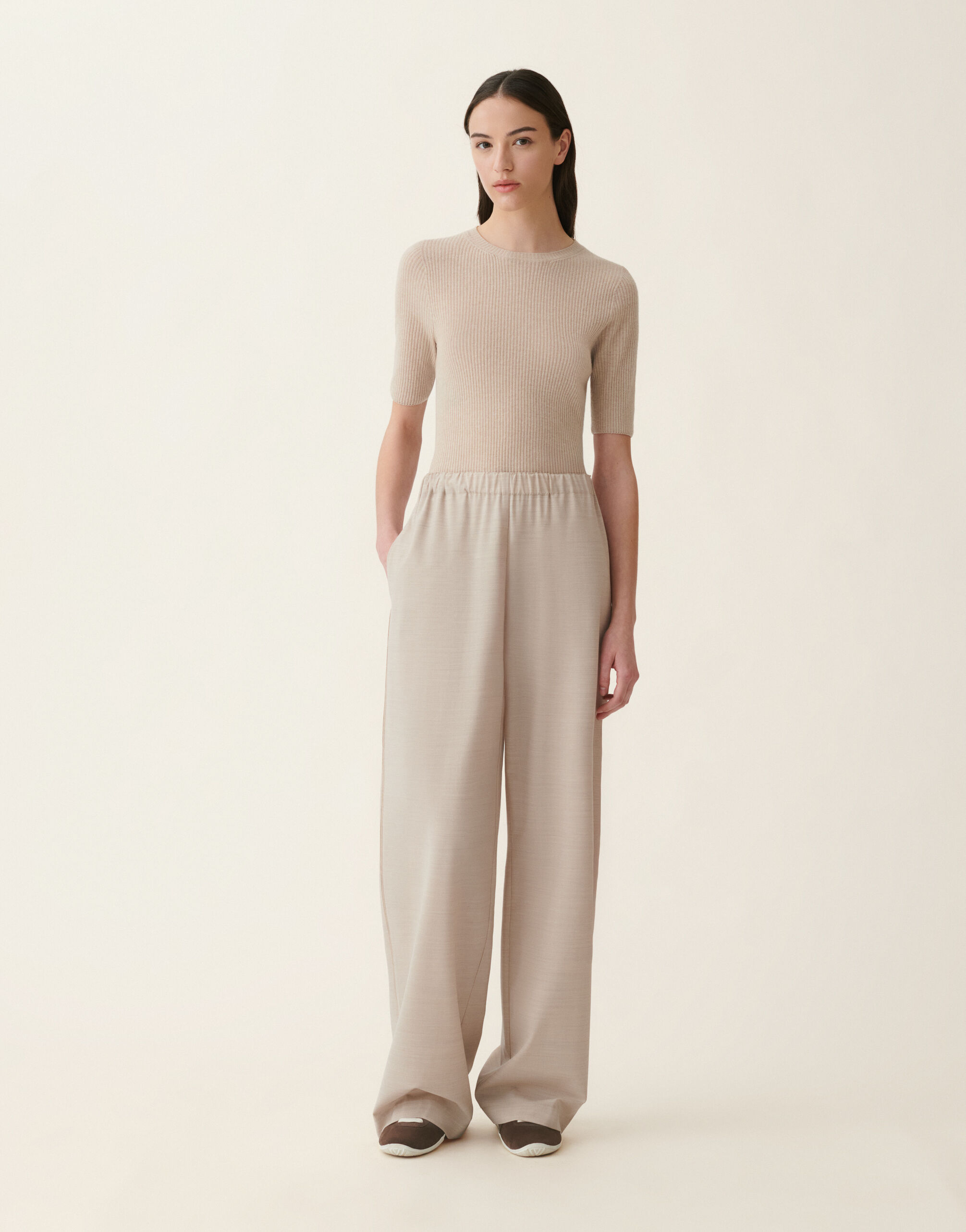 Fabiana Filippi Pantalon Trevi en laine fraîche, cachà Cachà PAD216F456M2760000