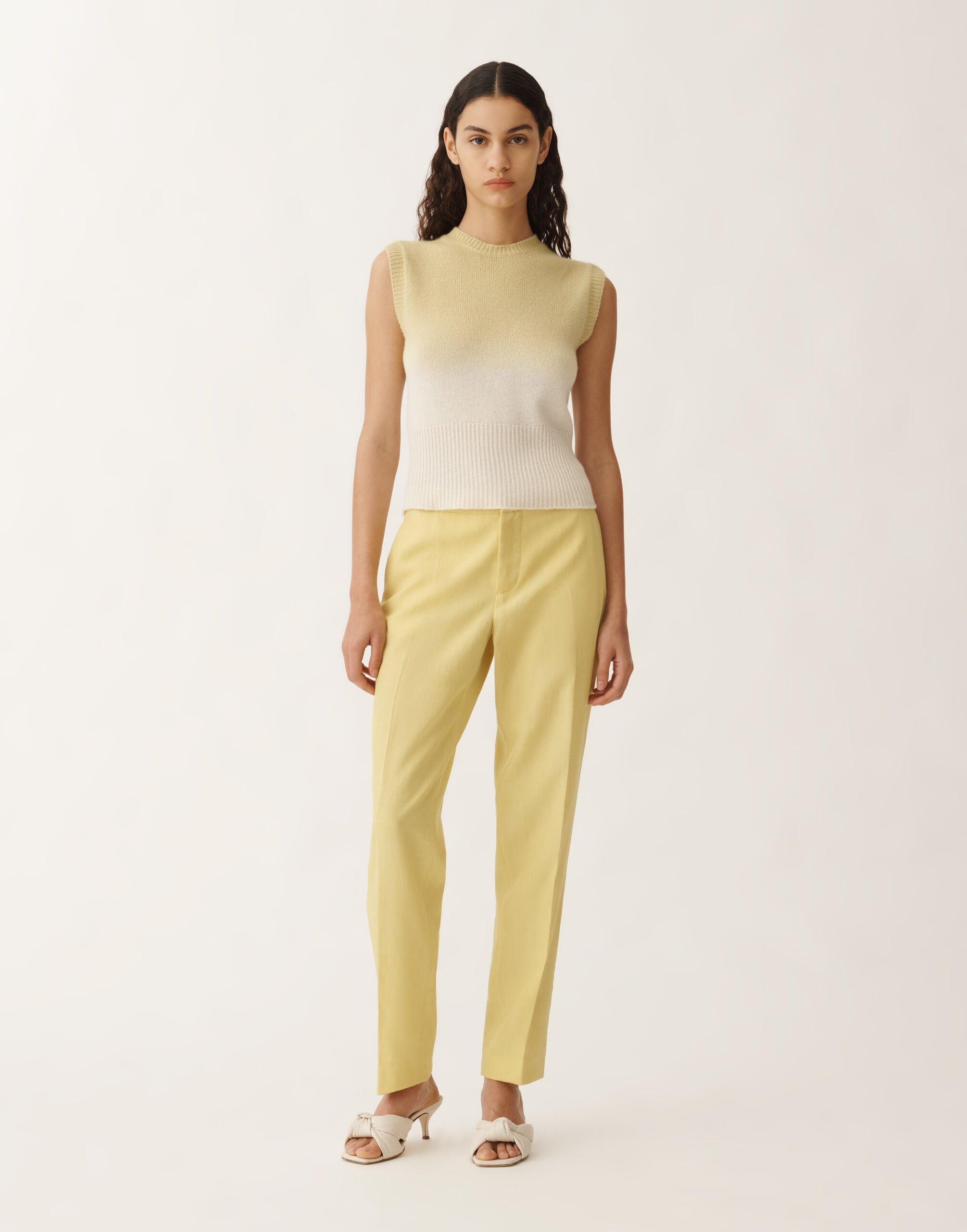 Fabiana Filippi Gradient platinum vest top, aloe GREEN MAD265F105L1600000