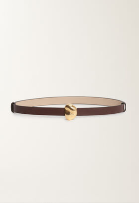 Fabiana Filippi Calfskin belt, ebony BROWN AAD215A829L8030000