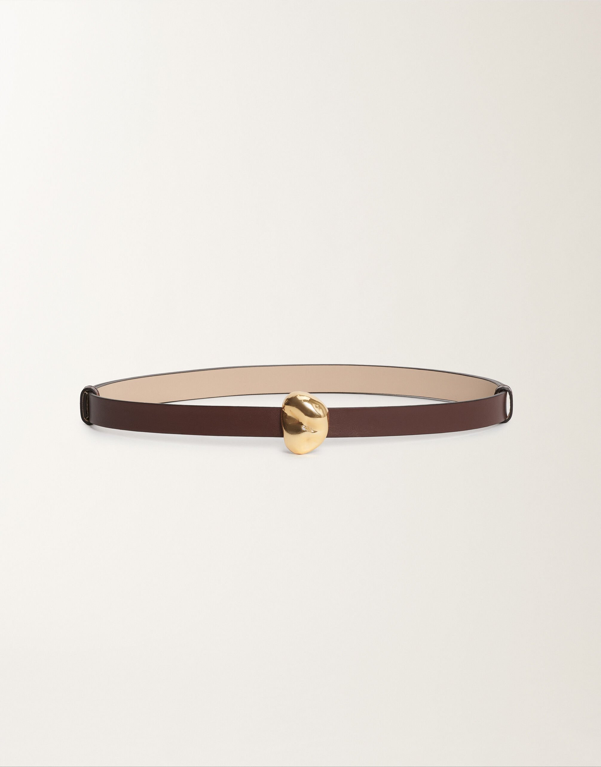 Fabiana Filippi Calfskin belt, ebony BROWN AAD215A829L8030000
