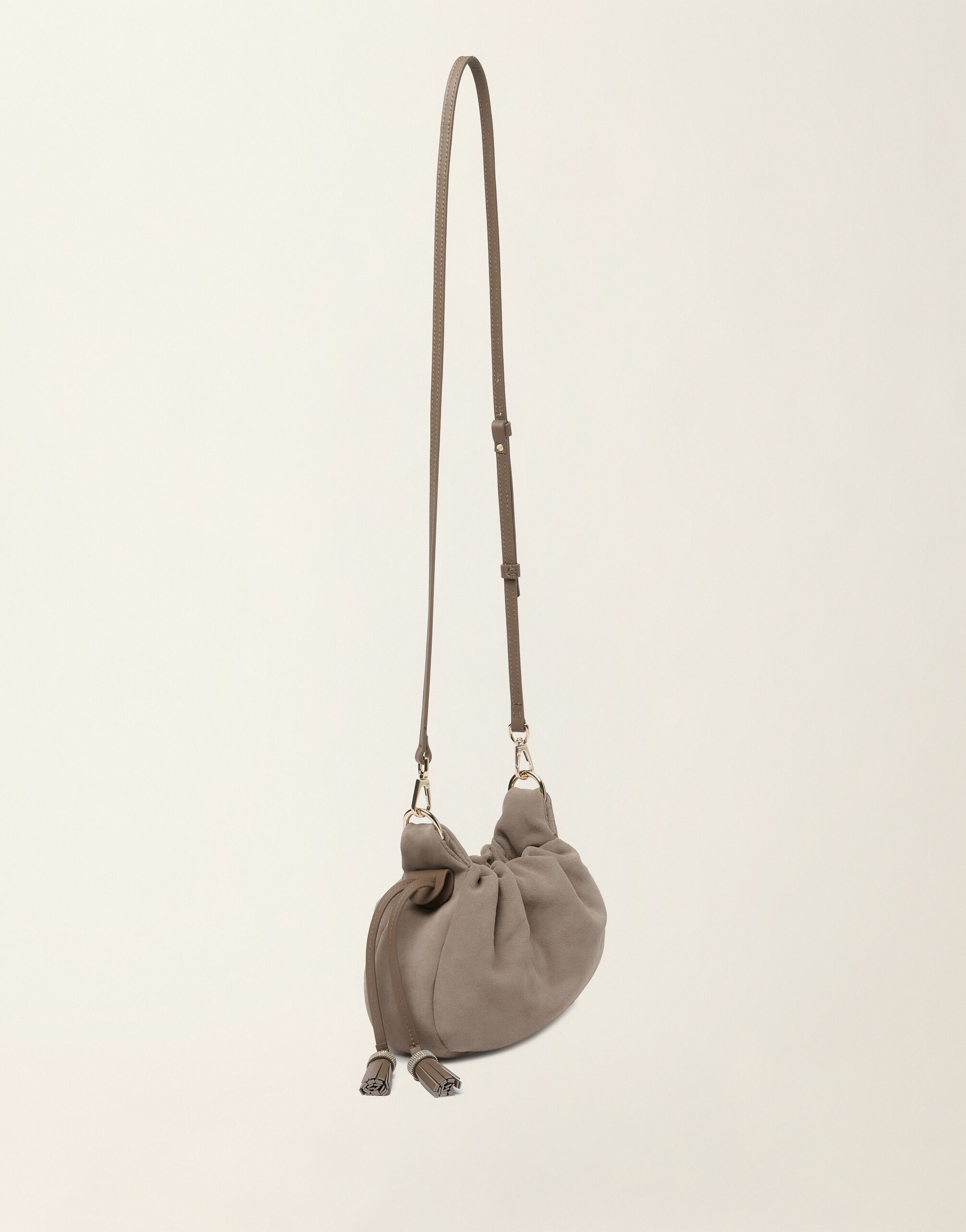 Suede Muffin bag, falcon Fabiana Filippi Suede Muffin bag, falcon Falcon BGD226A806M5640000