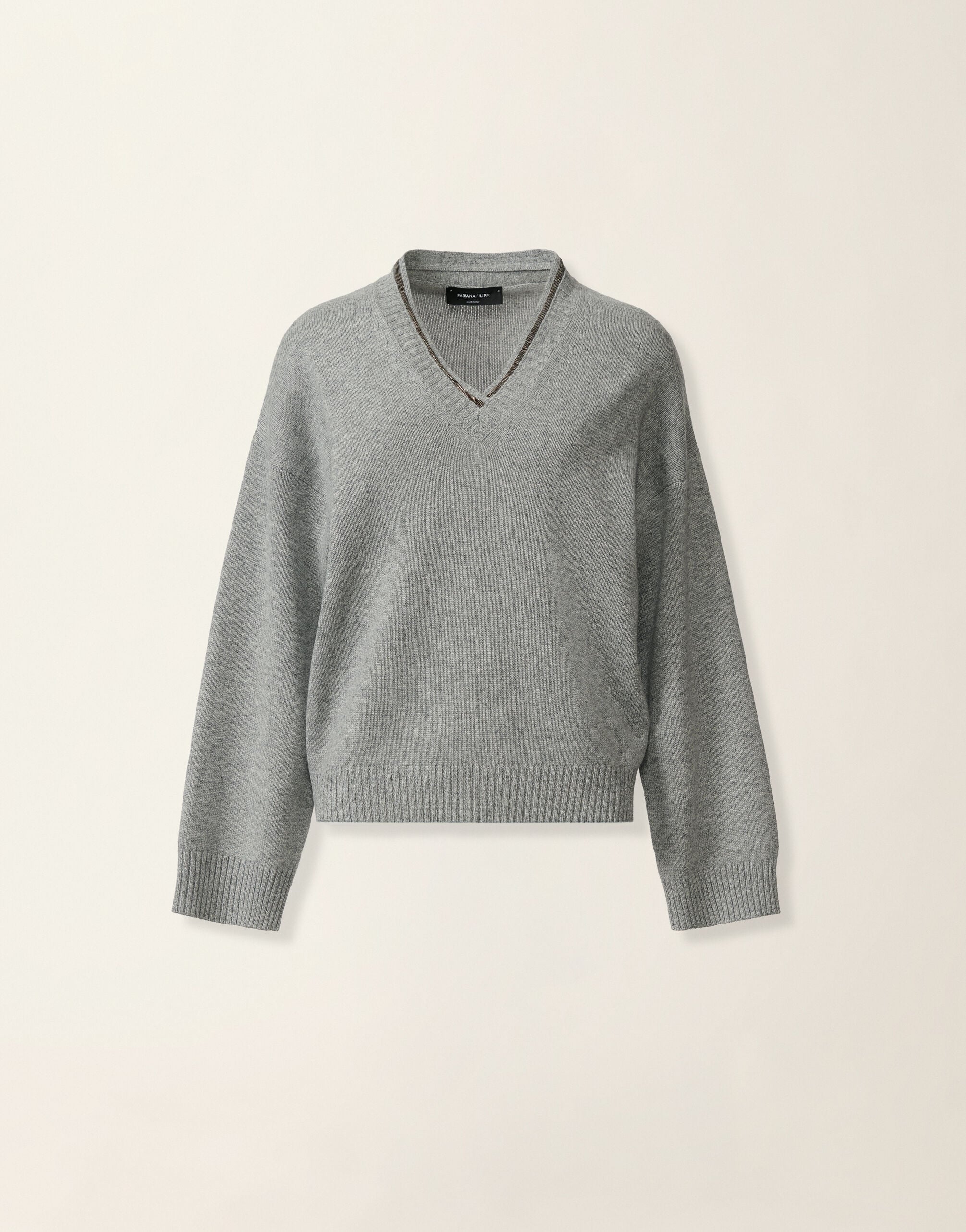 Platinum-Pullover, Stein Fabiana Filippi Platinum-Pullover, Stein Stein MAD226F420M2810000