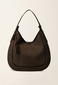 Fabiana Filippi Hobo bag en daim, ébène ébène BGD216A803M5340000