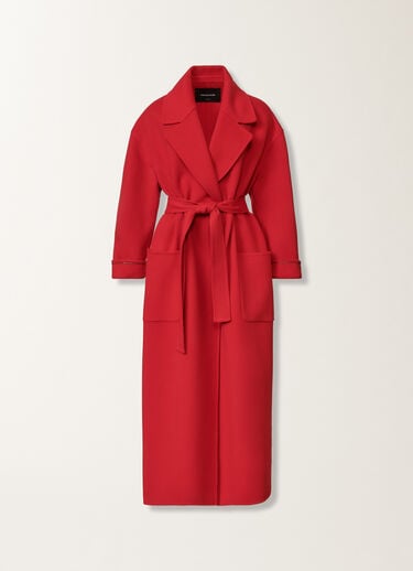 Fabiana Filippi Double-faced wool and cashmere coat, lacquer Red CTD225F680L6390000