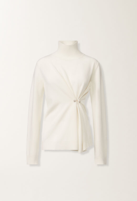 Fabiana Filippi Platinum sweater, raffia WHITE MAD215F058L5170000