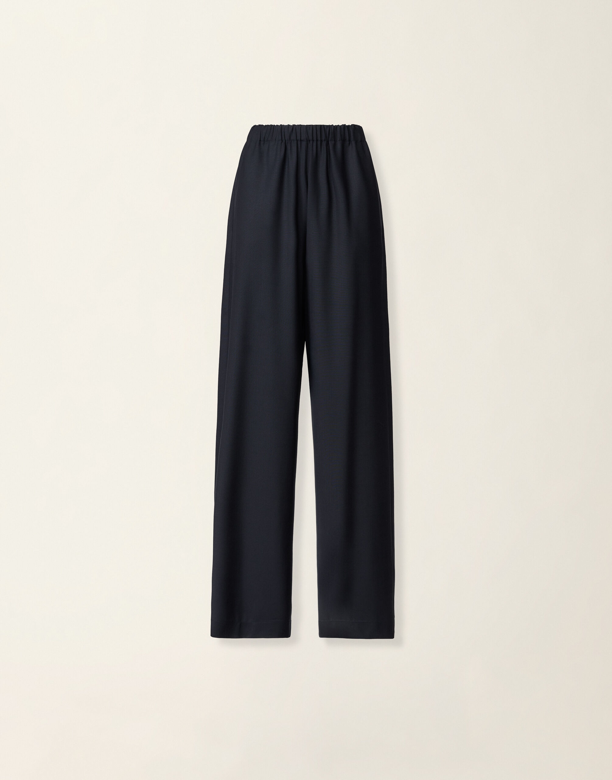 Pantalon Trevi en laine fraîche, bleu nuit Fabiana Filippi Pantalon Trevi en laine fraîche, bleu nuit Bleu nuit PAD216F456M2760000