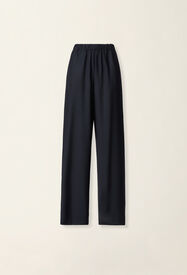 Fabiana Filippi Pantalon Trevi en laine fraîche, bleu nuit Bleu nuit PAD216F456M2760000