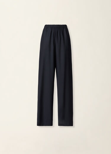 Pantalon Trevi en laine fraîche, bleu nuit Fabiana Filippi Pantalon Trevi en laine fraîche, bleu nuit Bleu nuit PAD216F456M2760000