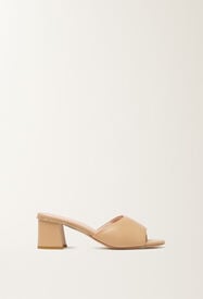 Fabiana Filippi Nappa leather mules in maple MAPLE ASD266A847M0140000