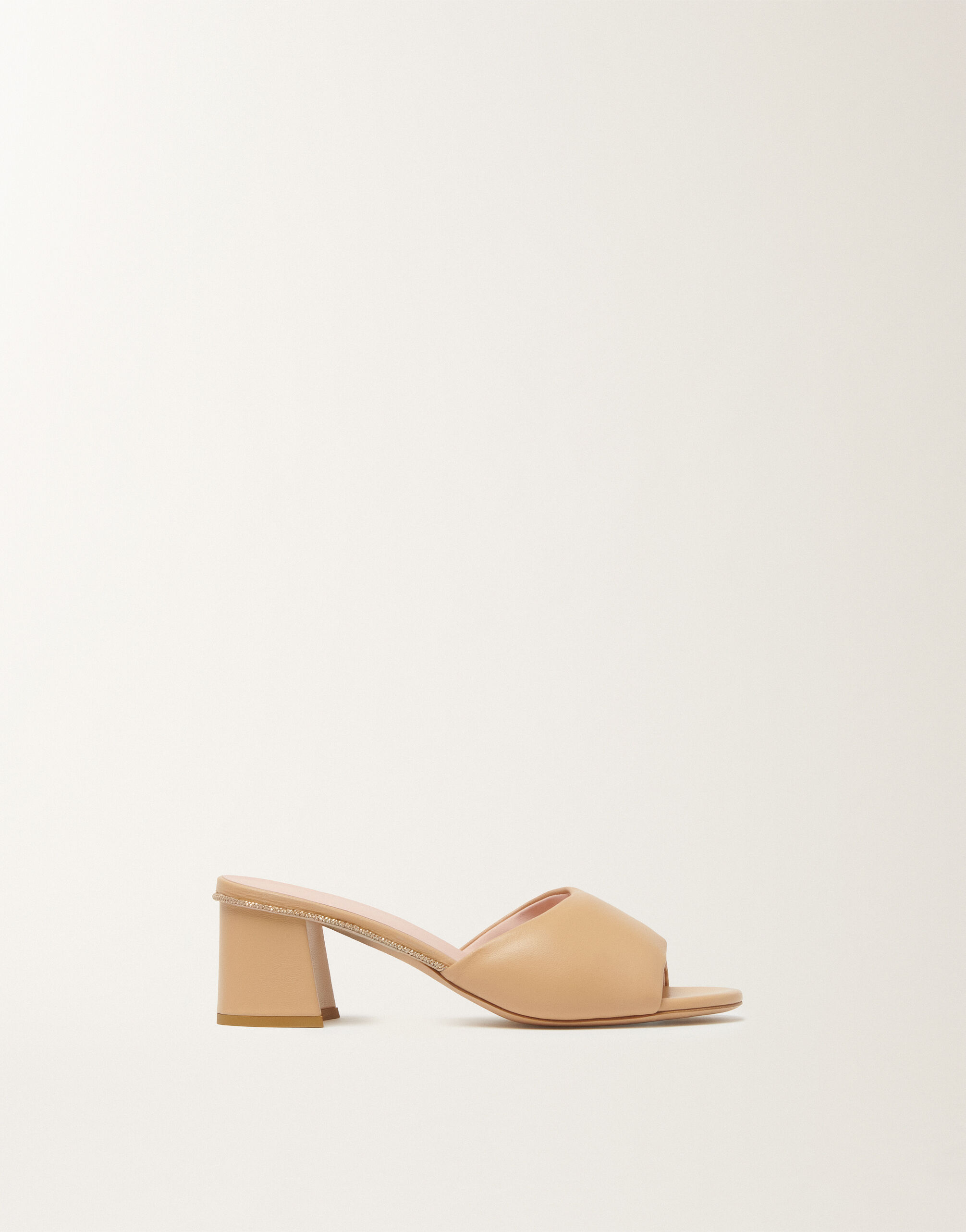 Nappa leather mules in maple Fabiana Filippi Nappa leather mules in maple MAPLE ASD266A847M0140000