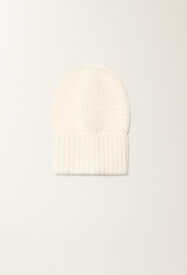 Fabiana Filippi Wool and silk hat with sequins, white White SAD225A983L6170000