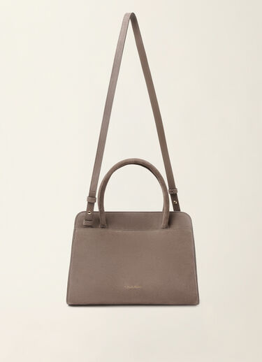 Fabiana Filippi Sac à main moyen en daim, moka meringue Moka meringue BGD216A852M5000000