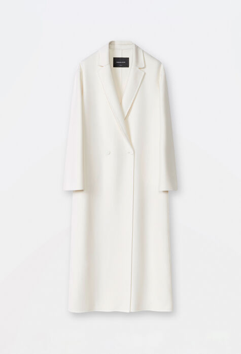 Fabiana Filippi Double-breasted cashmere coat, white PLD264F209I9090000