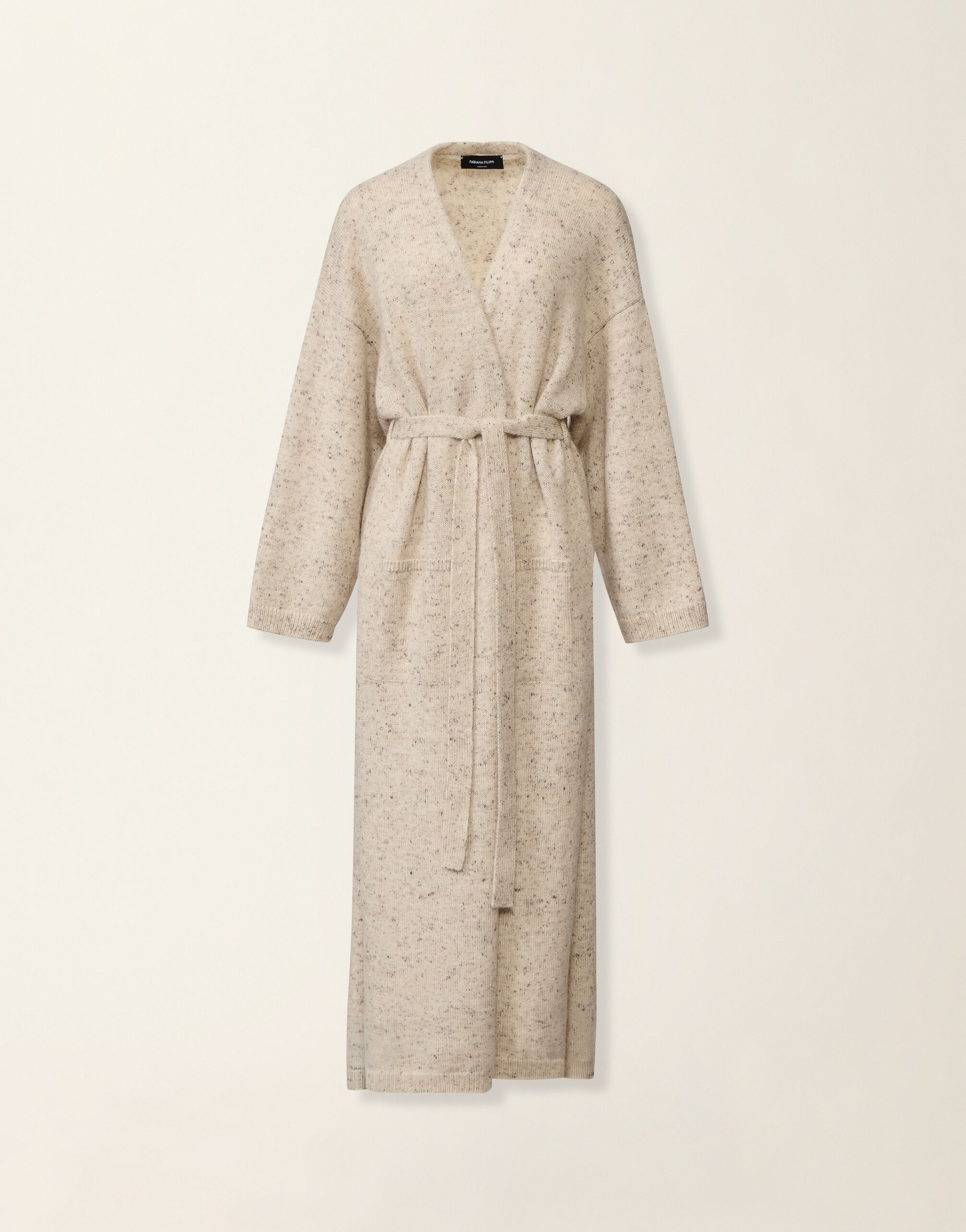 Fabiana Filippi Cardigan en fil Donegal avec lurex, cachà Cachà MAD216F088M2580000