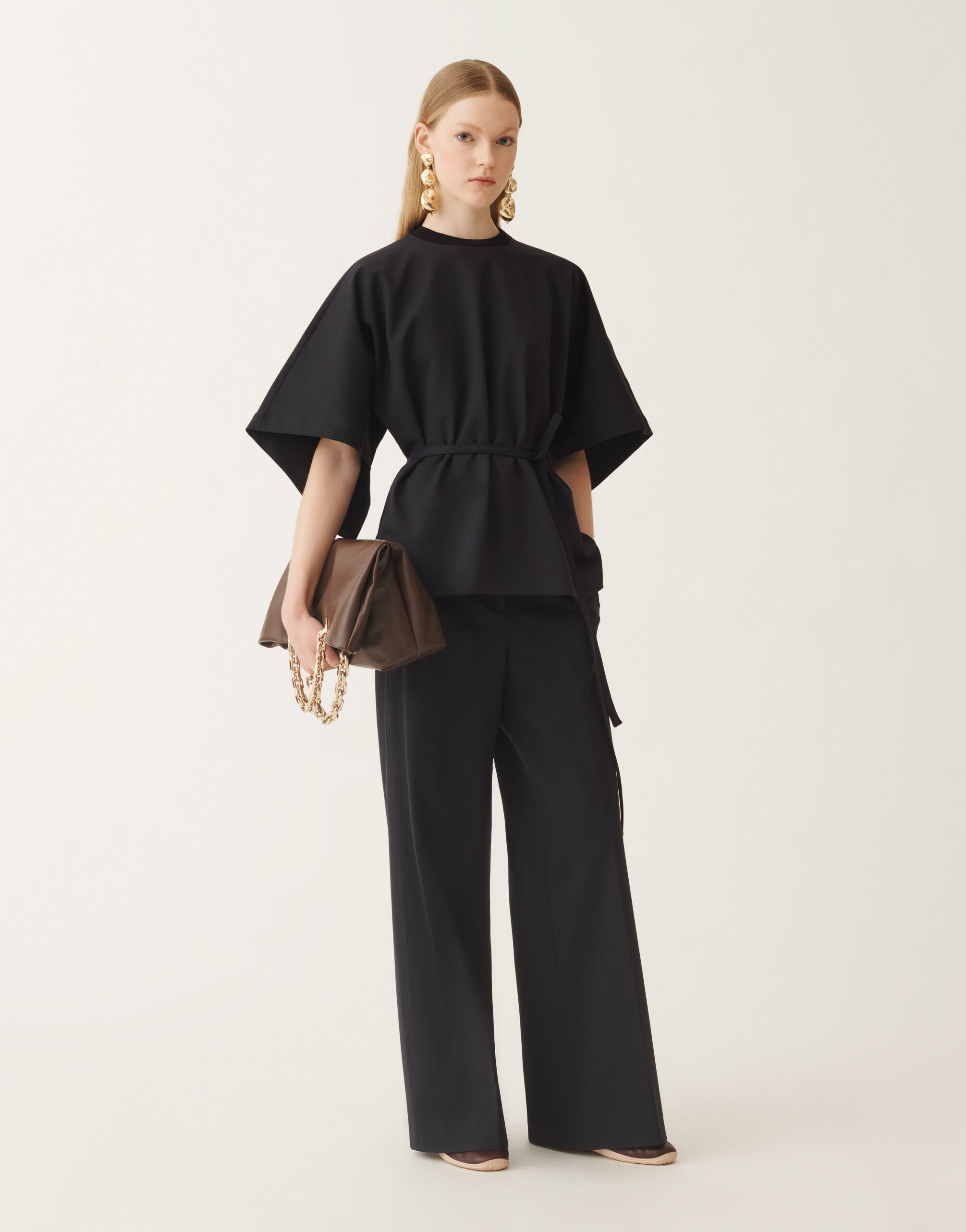 Jersey T-shirt, midnight blue for Women | Fabiana Filippi®