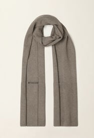 Fabiana Filippi Maxi Platinum scarf, falcon Falcon SAD226A957M2810000