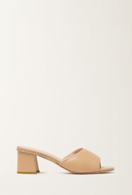 Fabiana Filippi Mules aus Nappaleder, Ahorn Beige ASD266A847M0140000