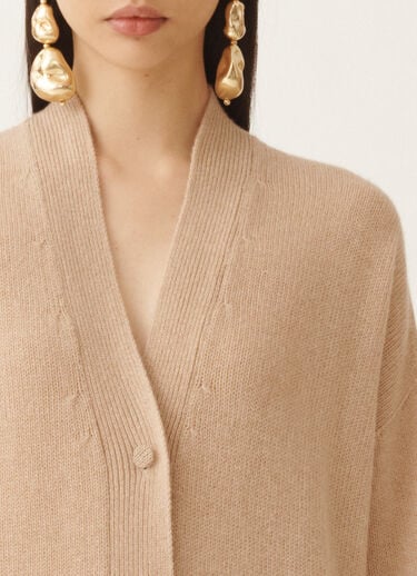 Fabiana Filippi Cardigan in cashmere, faggio MARRONE MAD215F014N9000000