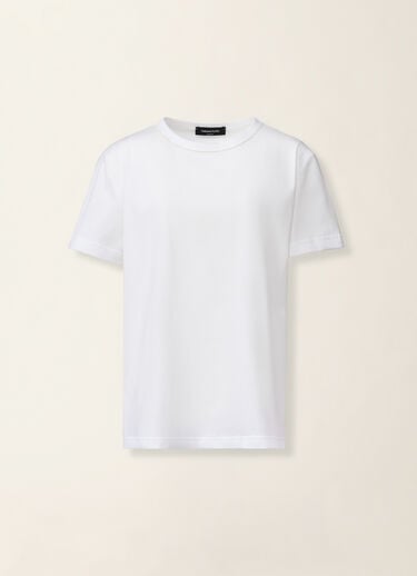 Cotton jersey T-shirt, optic white Fabiana Filippi Cotton jersey T-shirt, optic white Optic white JED216F133L7960000