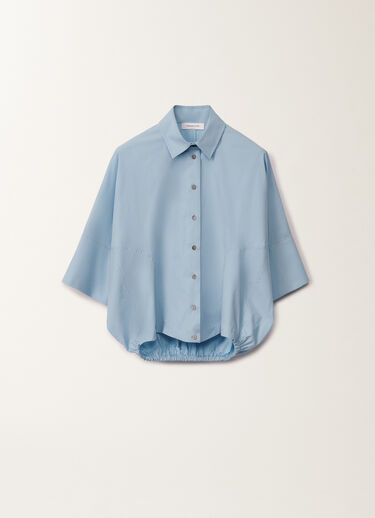 Fabiana Filippi Bluse aus Stretch-Popeline, hellblau HELLBLAU CADC02F356H5450000