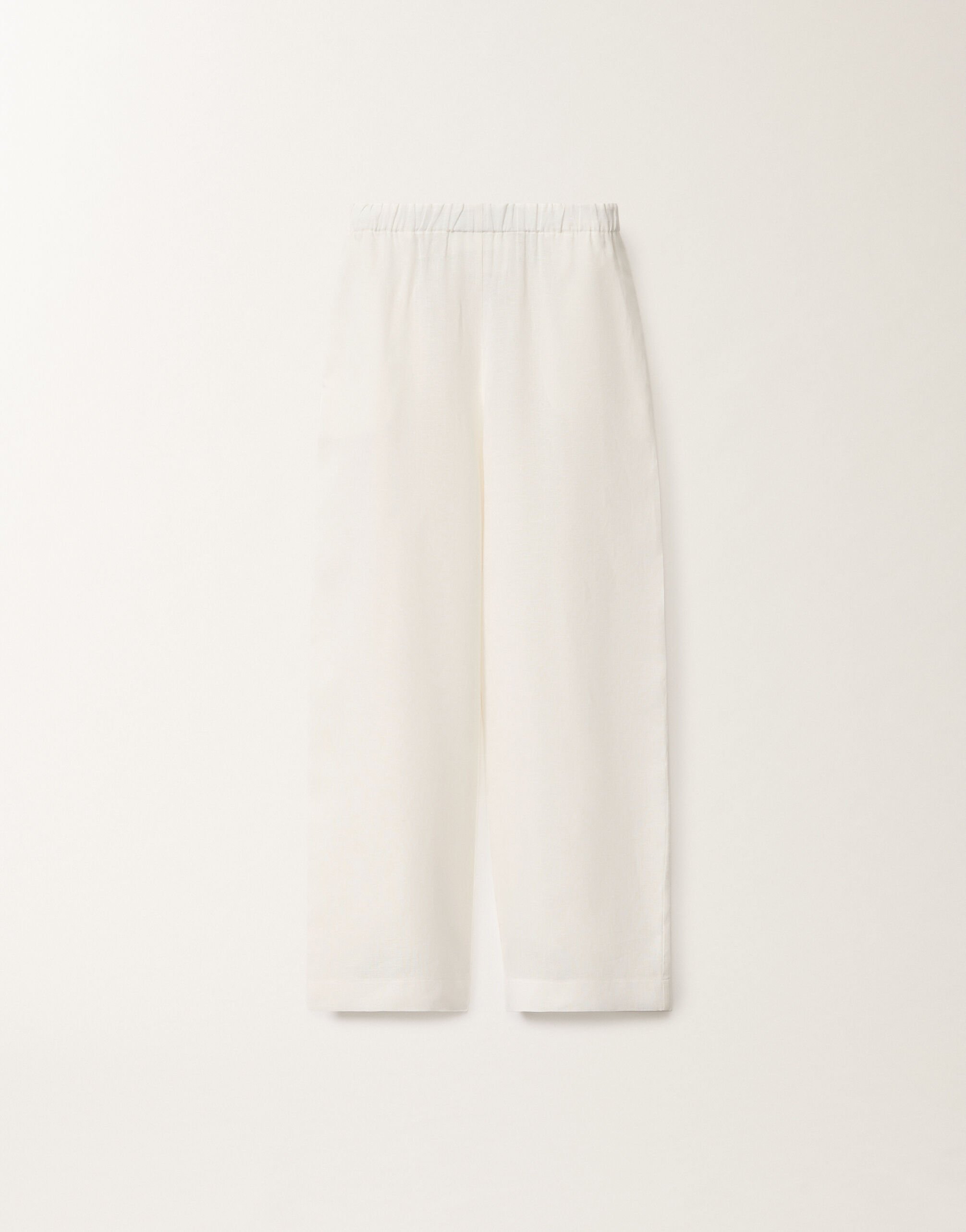 Fabiana Filippi Hose Trevi aus Leinencanvas, weiß WEISS PAD275F310D8350000