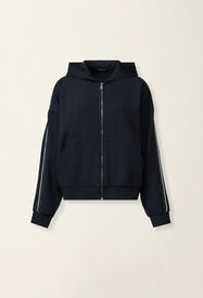 Fabiana Filippi Sweat en jersey point Milano, bleu nuit Bleu nuit JED216F263M3100000