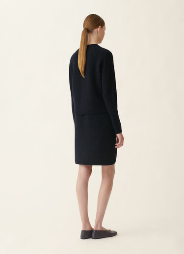 Veste en Platinum avec paillettes, bleu nuit Fabiana Filippi Veste en Platinum avec paillettes, bleu nuit Bleu nuit MAD216F379M3270000