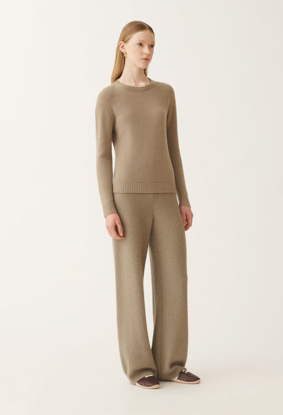 Fabiana Filippi Cashmere and silk sweater, olive GREEN MAD215F012N9000000