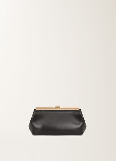 Fabiana Filippi Nappa leather clutch, black BLACK BGD265A849L2120000