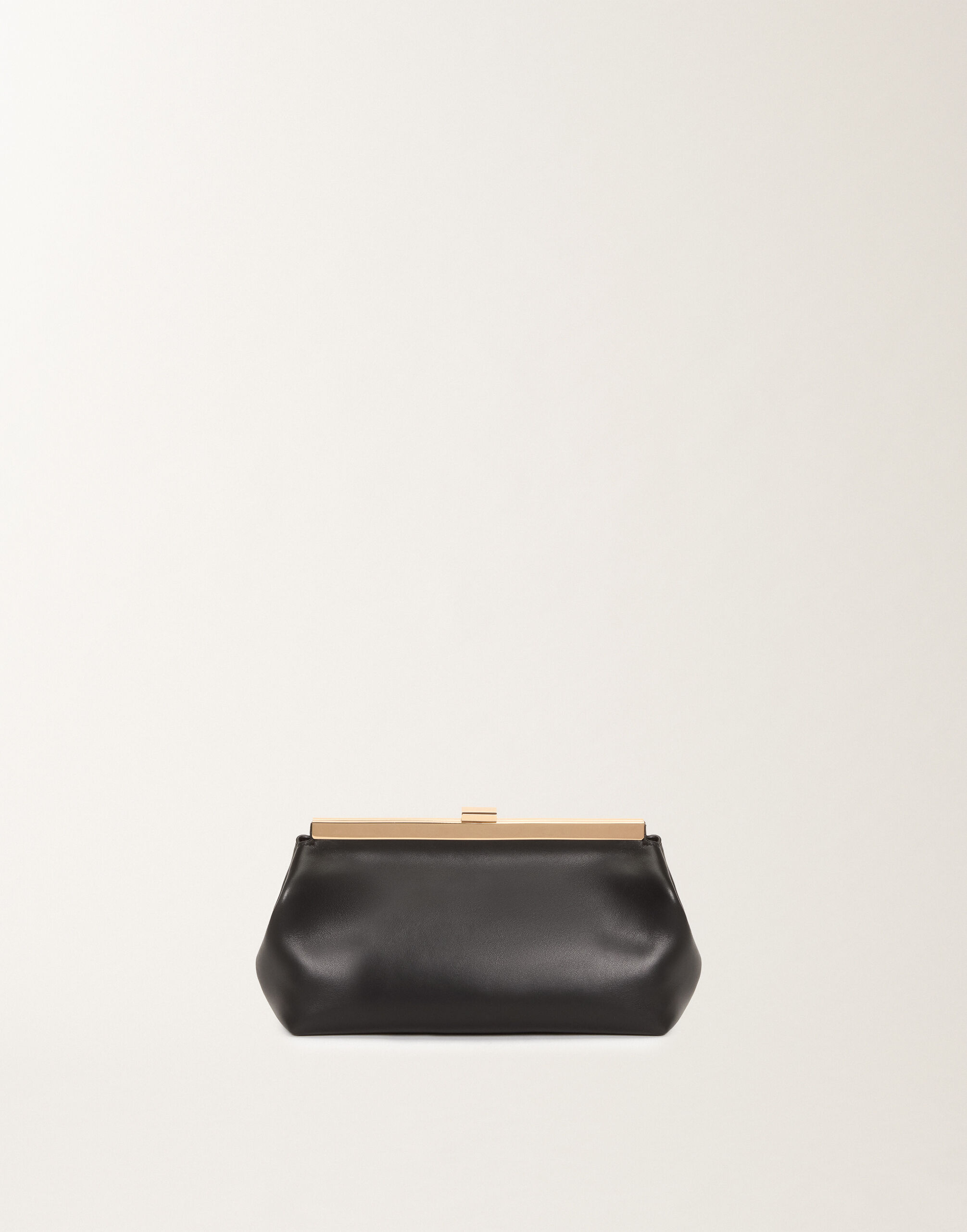 Fabiana Filippi Nappa leather clutch, black BLACK BGD265A849L2120000