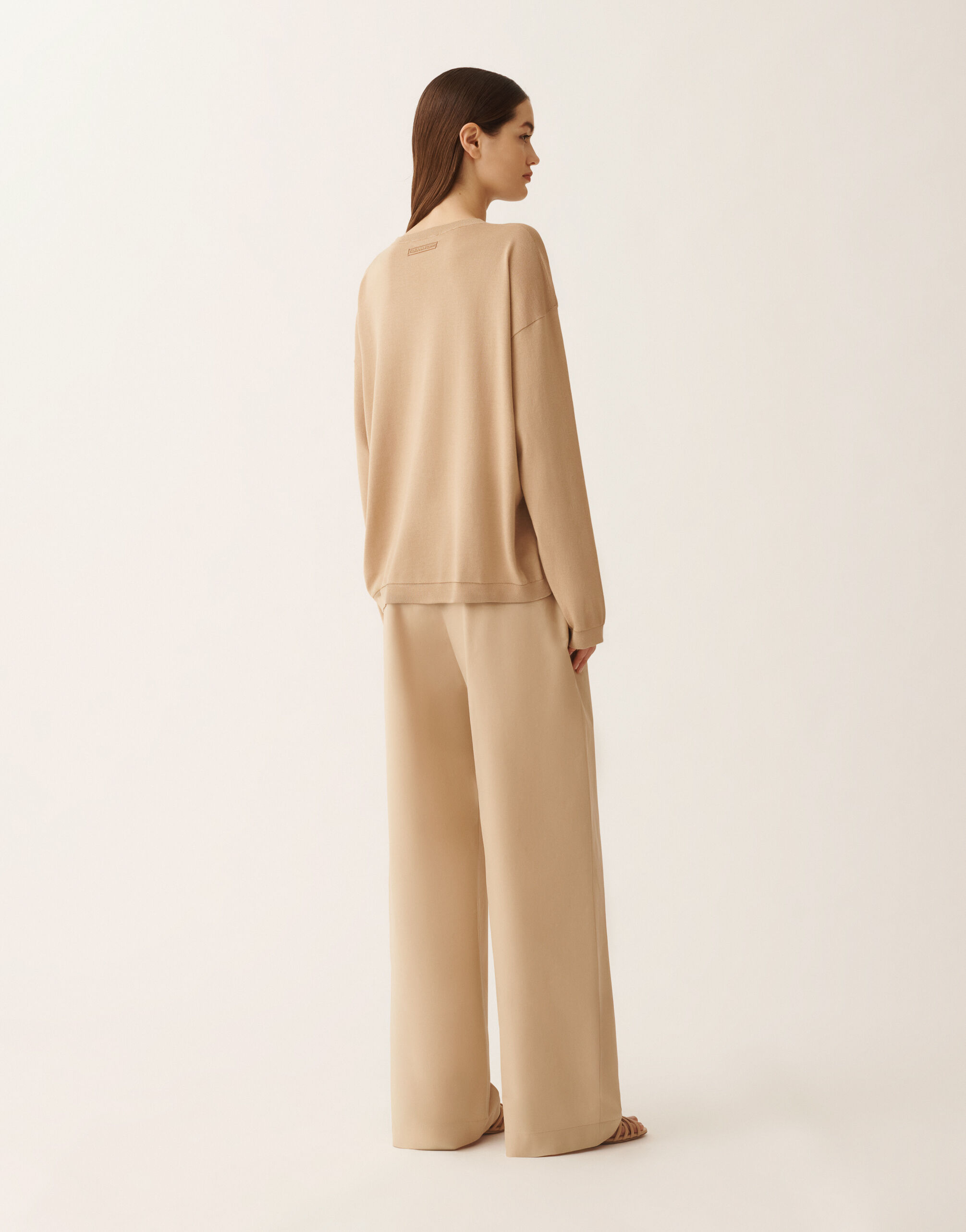 Fabiana Filippi Silk and cotton sweater, maple ACER MAD276F475N8210000