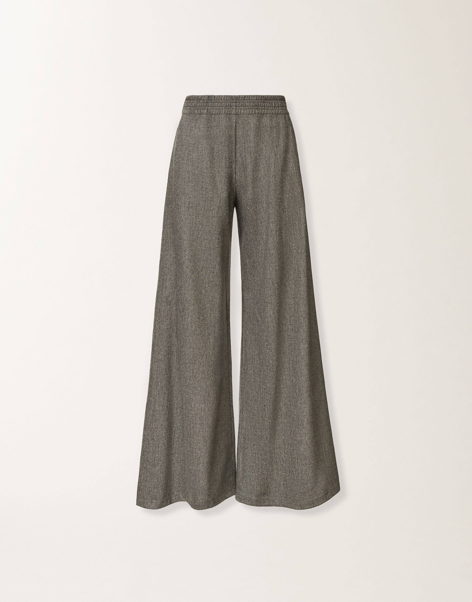 Fabiana Filippi Pantalon Amelia en flanelle, rock Gris PAD225F291D1860000