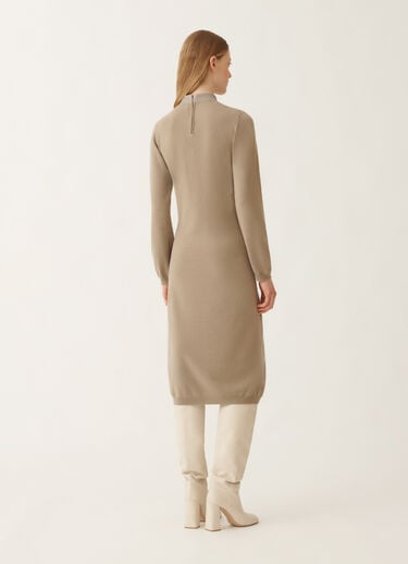 Fabiana Filippi Platinum dress, olive GREEN ABD215F140L5170000