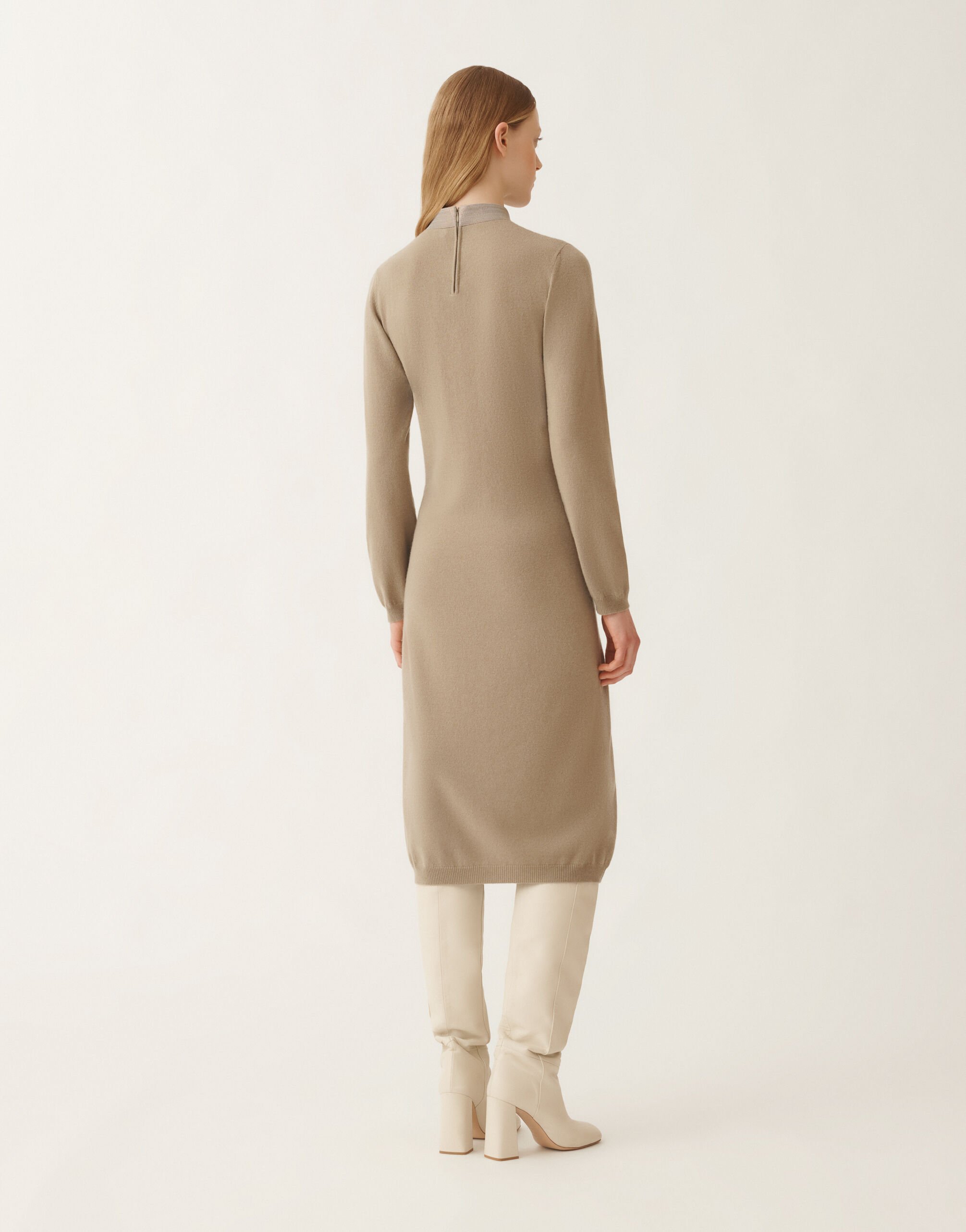 Fabiana Filippi Platinum dress, olive GREEN ABD215F140L5170000