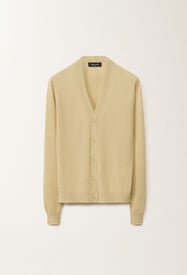 Fabiana Filippi Cardigan aus Kaschmir und Seide, gold GELB MAD265F008N9070000