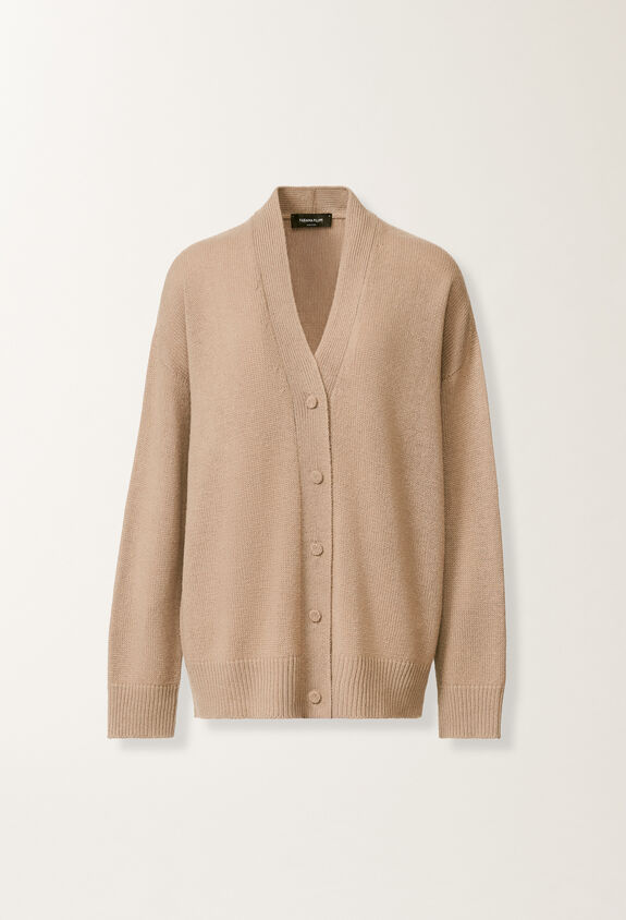 Fabiana Filippi Cashmere and silk sweater, beech BROWN MAD215F014N9000000