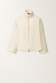 Fabiana Filippi Caban boxy en coton trench, beurre Beurre CTD266F422L9060000