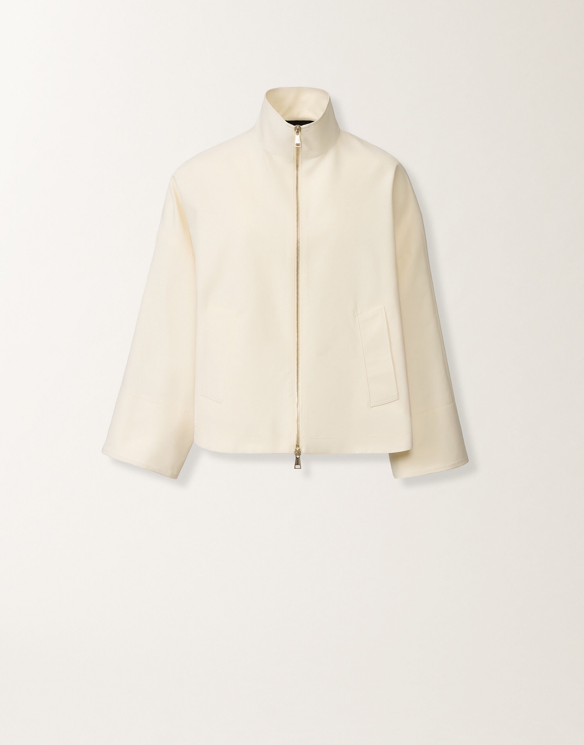 Fabiana Filippi Caban boxy en coton trench, beurre Beurre CTD266F422L9060000