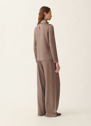 Enver satin top, falcon Fabiana Filippi Enver satin top, falcon Falcon TPD226F682M4650000