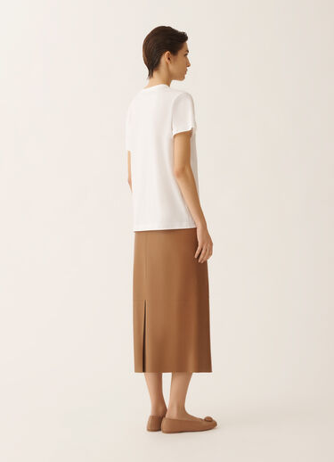 Fabiana Filippi T-Shirt aus Jersey, optisches Weiß Weiß JED266F133L7960000