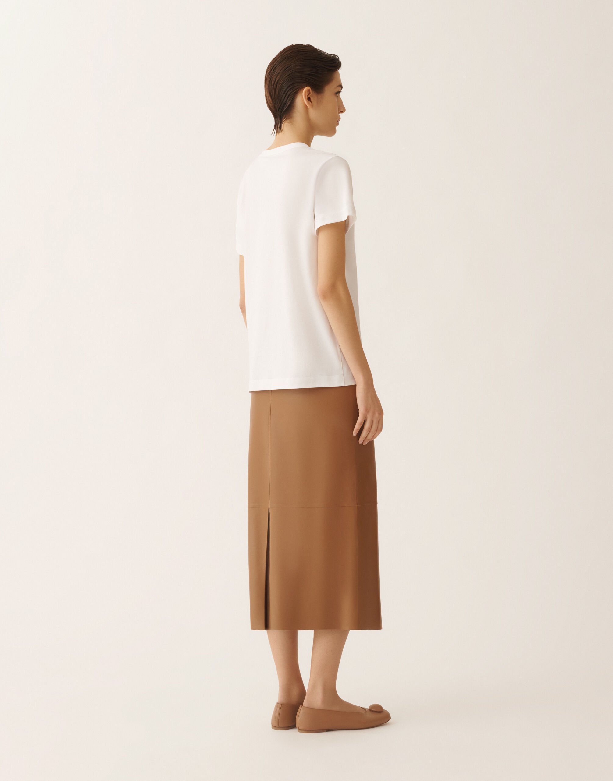 Fabiana Filippi T-Shirt aus Jersey, optisches Weiß Weiß JED266F133L7960000