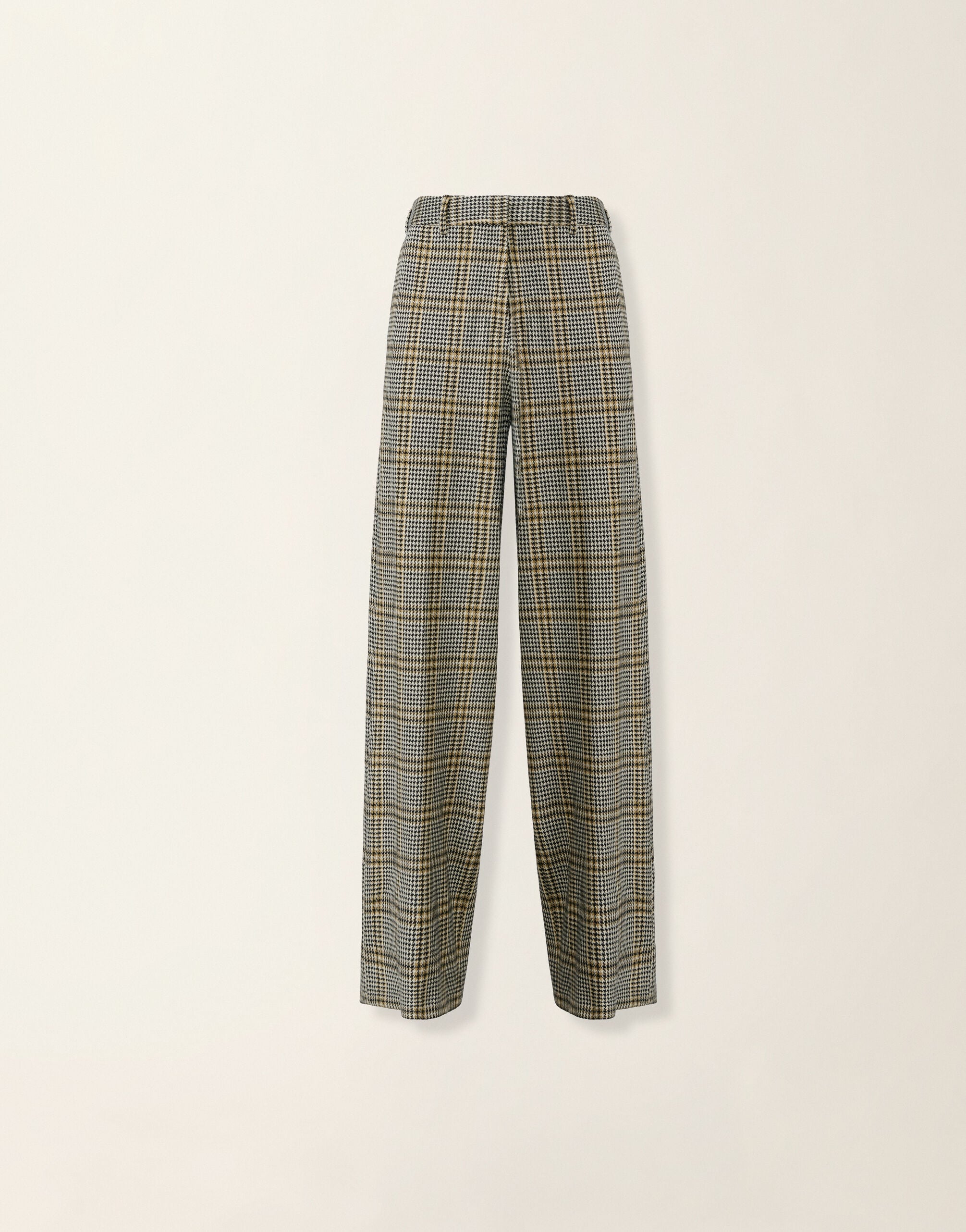Check jersey trousers, grey Fabiana Filippi Check jersey trousers, grey Gray PAD226F307M4050000