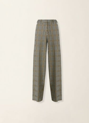 Check jersey trousers, grey Fabiana Filippi Check jersey trousers, grey Gray PAD226F307M4050000