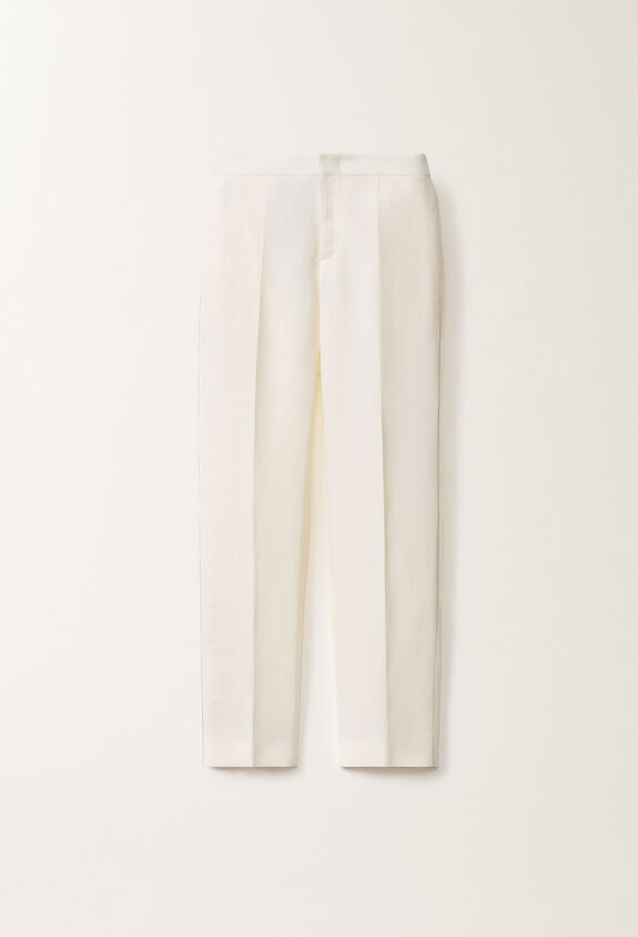 Fabiana Filippi Montefalco linen and viscose trousers, white WHITE PAD275F326L3100000