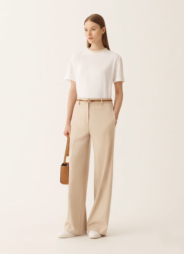 Fabiana Filippi T-Shirt aus Jersey, optisches Weiß Weiß JED266F133L9200000